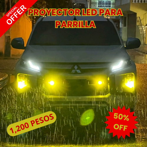 SUPER OFERTA| 2 Proyectores LED Para Parrilla Carro