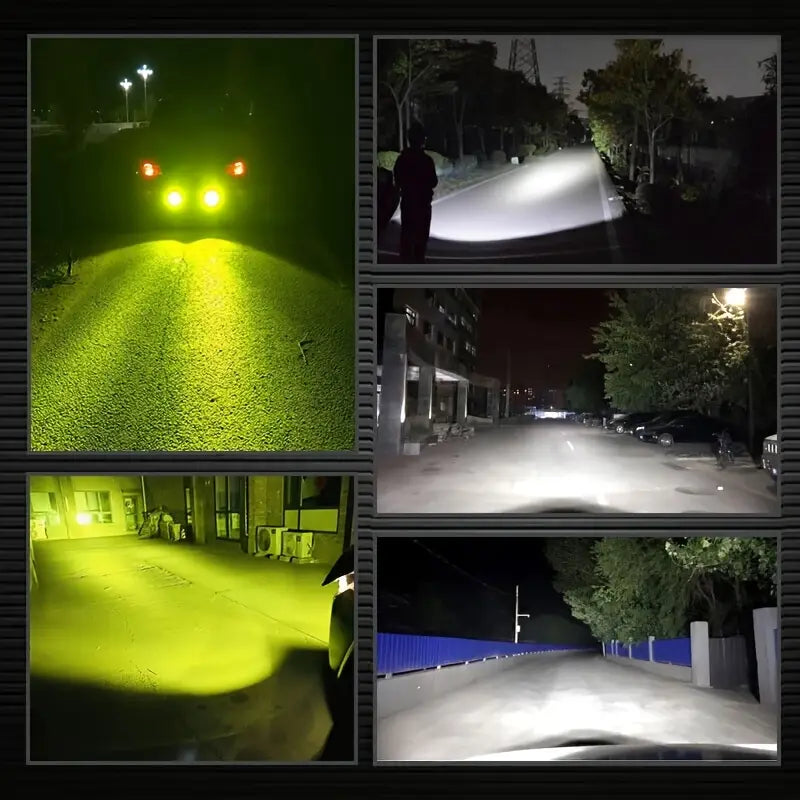 SUPER OFERTA |Pack 2 Proyectores LED Doble Tono para Parrilla