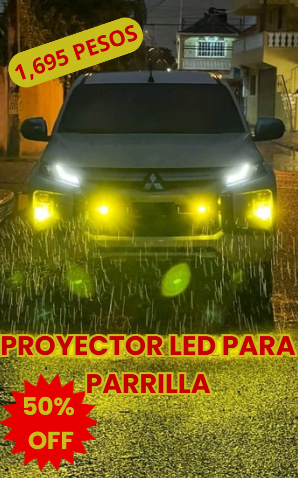 SUPER OFERTA |Pack 2 Proyectores LED Doble Tono para Parrilla
