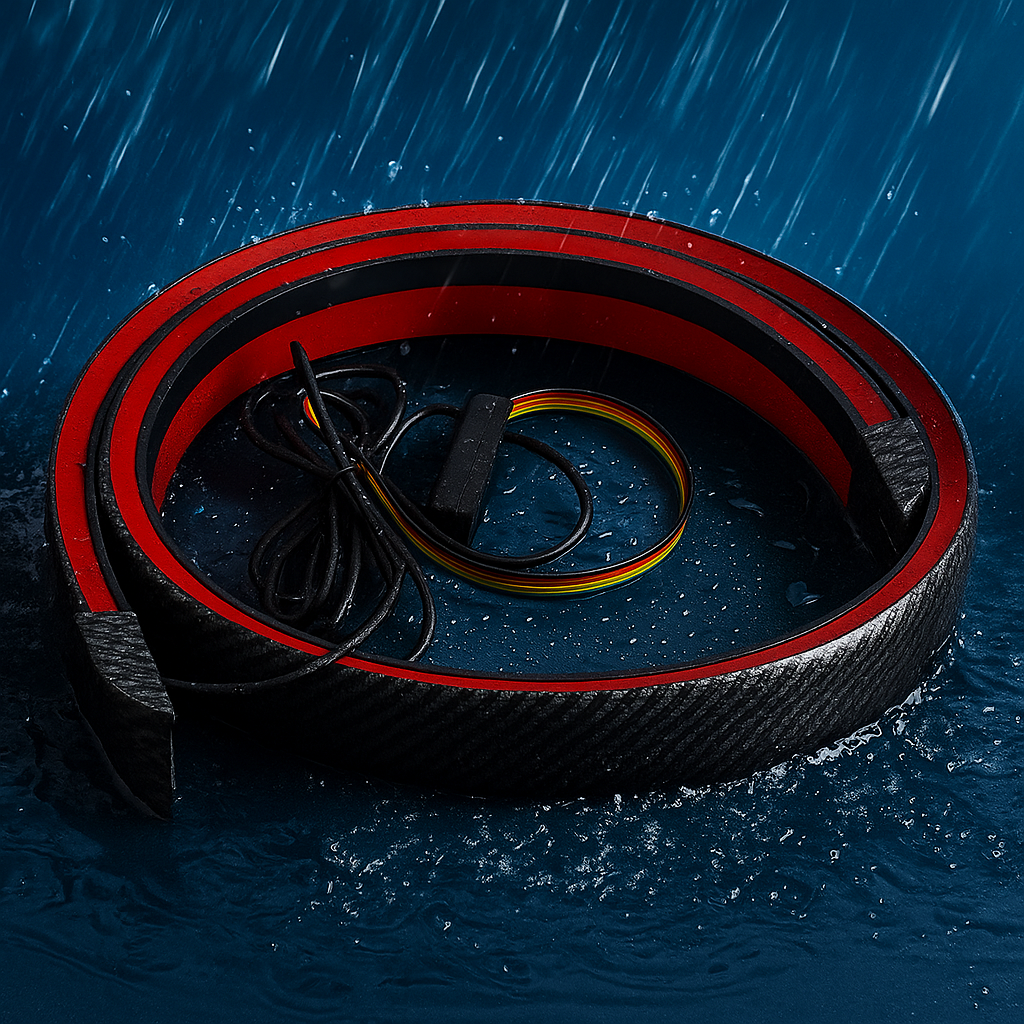 SUPER OFERTA | Alerón LED Fibra de Carbono Para Baúl